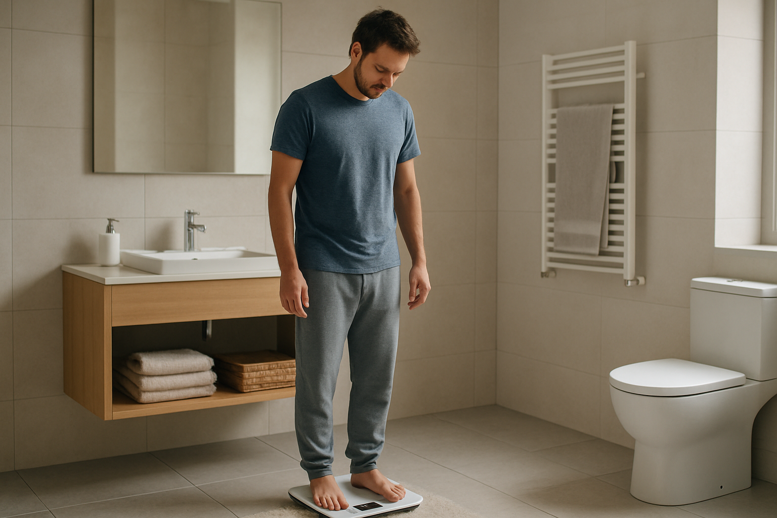 Weegschalen voor badkamer en gezondheid