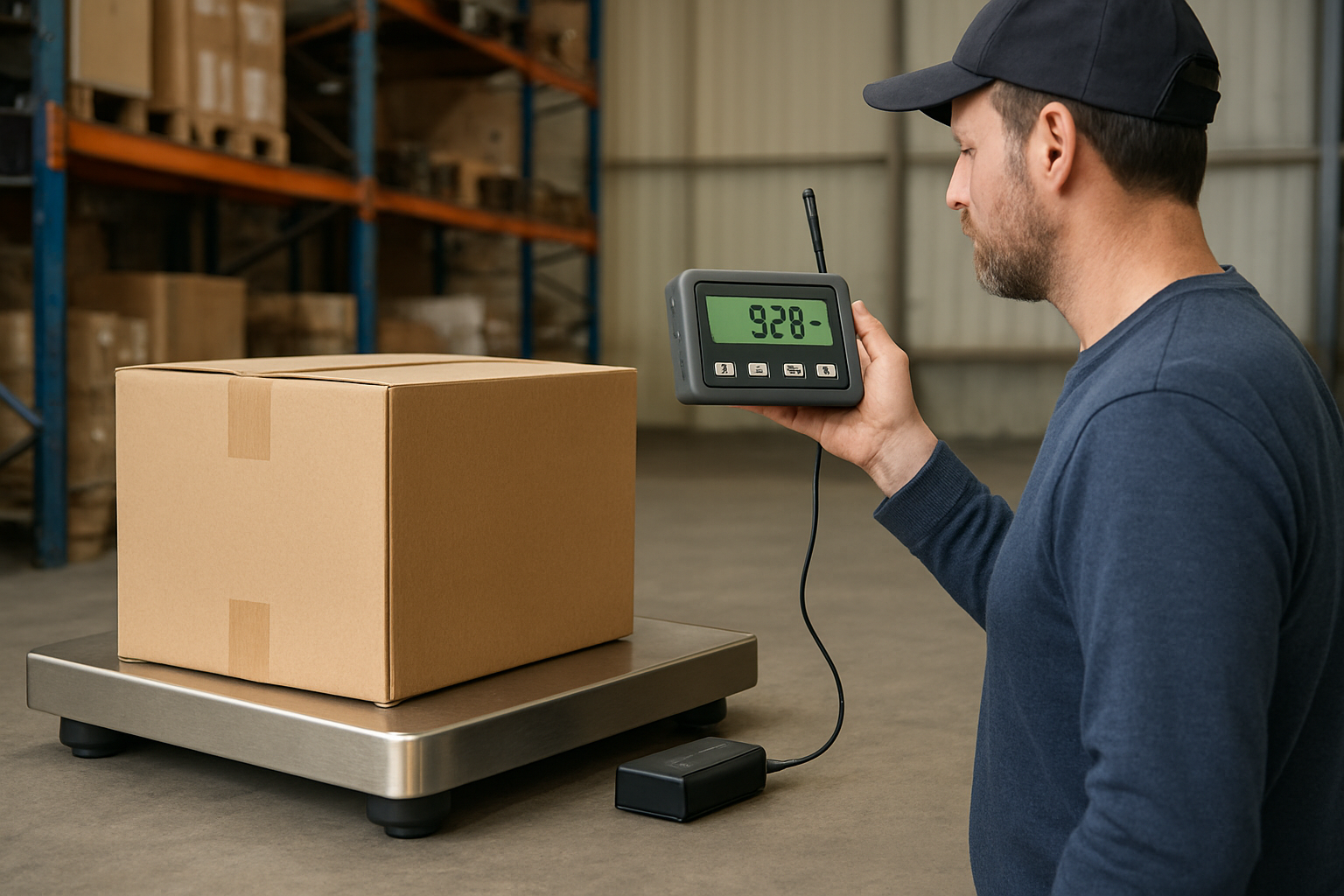 Weegschalen met externe sensor en draadloze verbinding