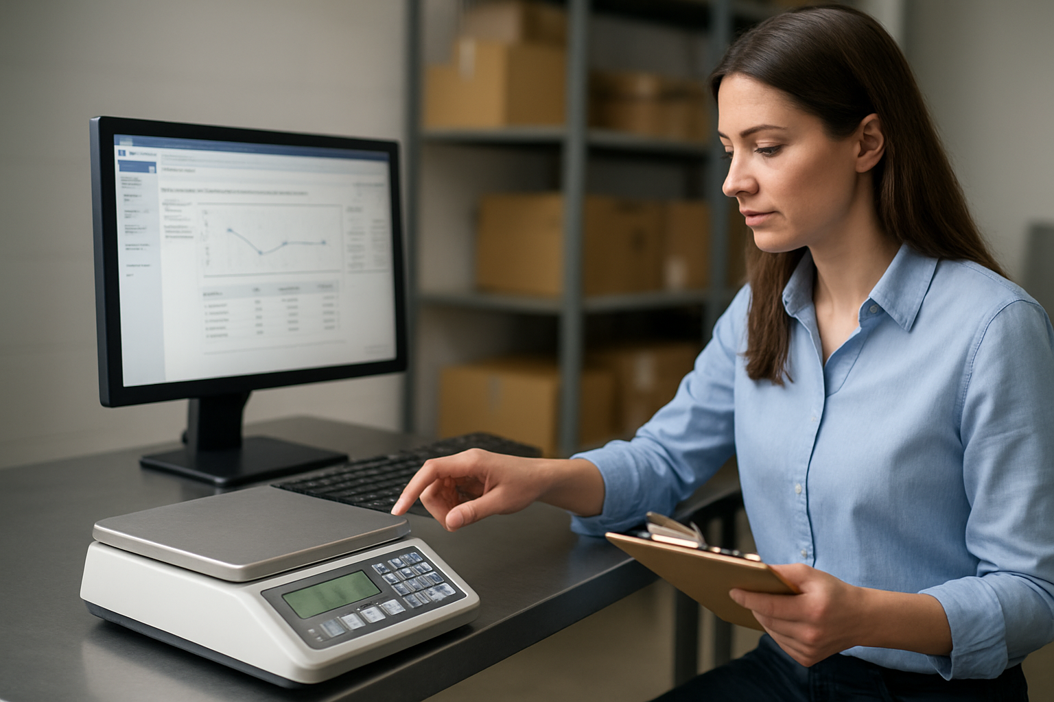 Weegschalen met software-integratie en datalogging