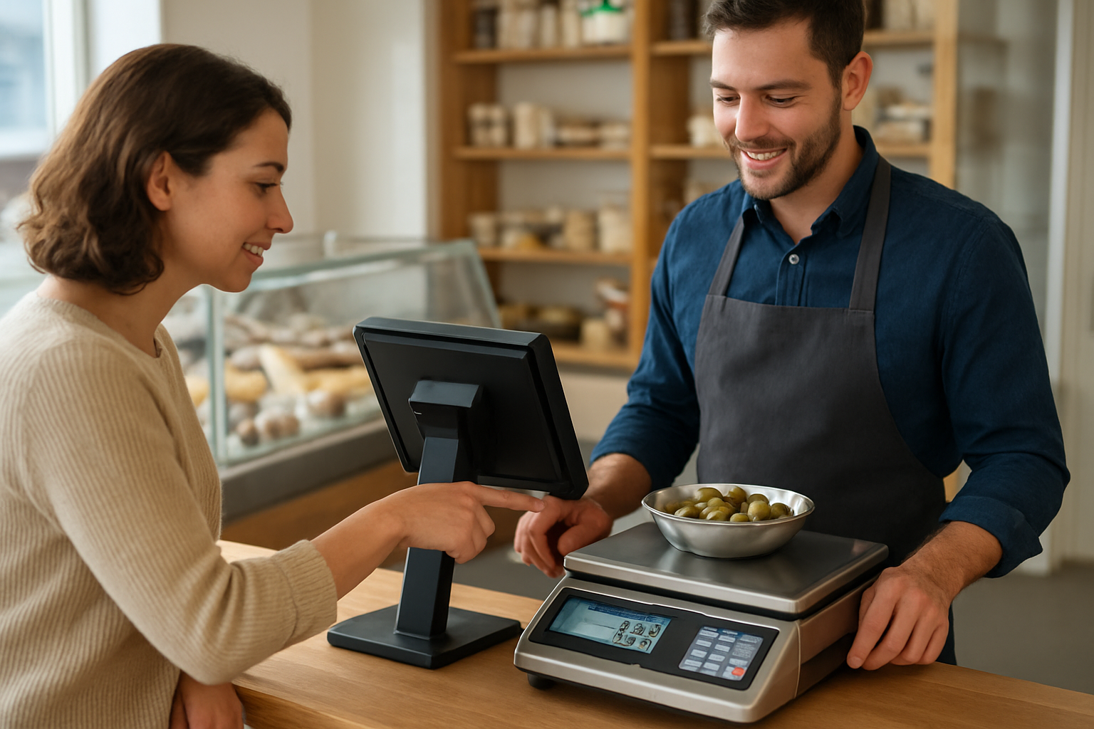 Weegschalen met integratie in POS-systemen
